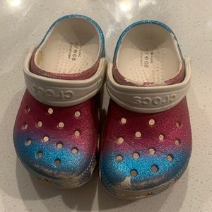 Toddler girls crocs size 8